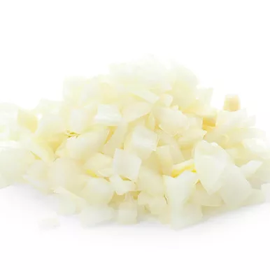 1/4" Diced Yellow Onion (5#)