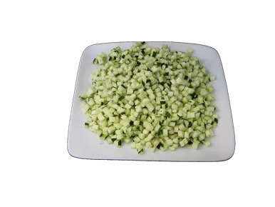 1/4" Diced Zucchini Squash (2/20#)