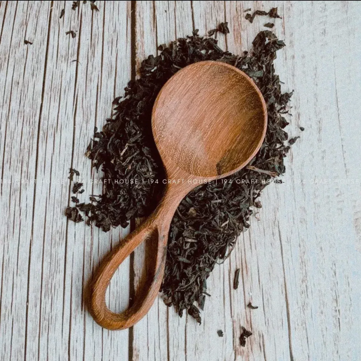 194 Craft House - Small Wooden Coffee/Tea Spoon