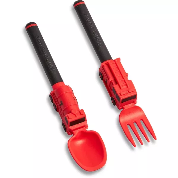 2-Piece Firefighter Themed Utensil Set