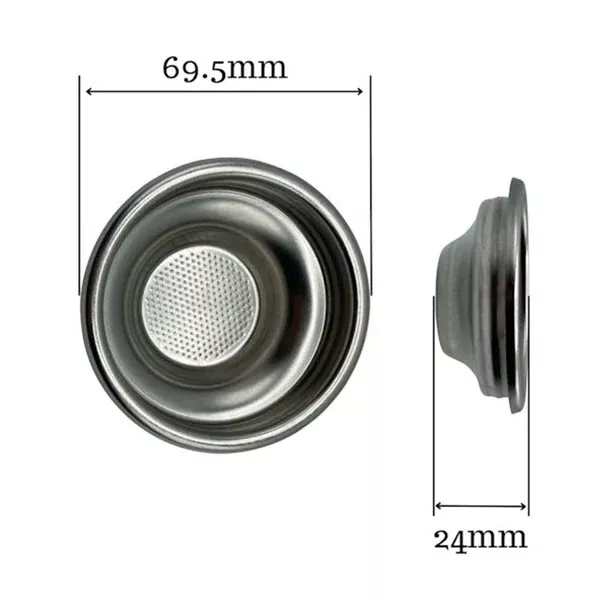7 - 8 GRM SINGLE FILTER BASKET - EXTERNAL BRIM