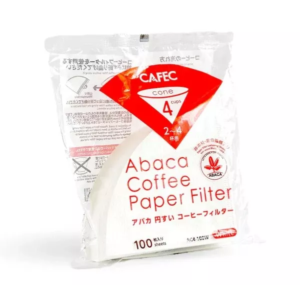 Abaca Coffee Paper Filter 2-4 cup - 100 pack