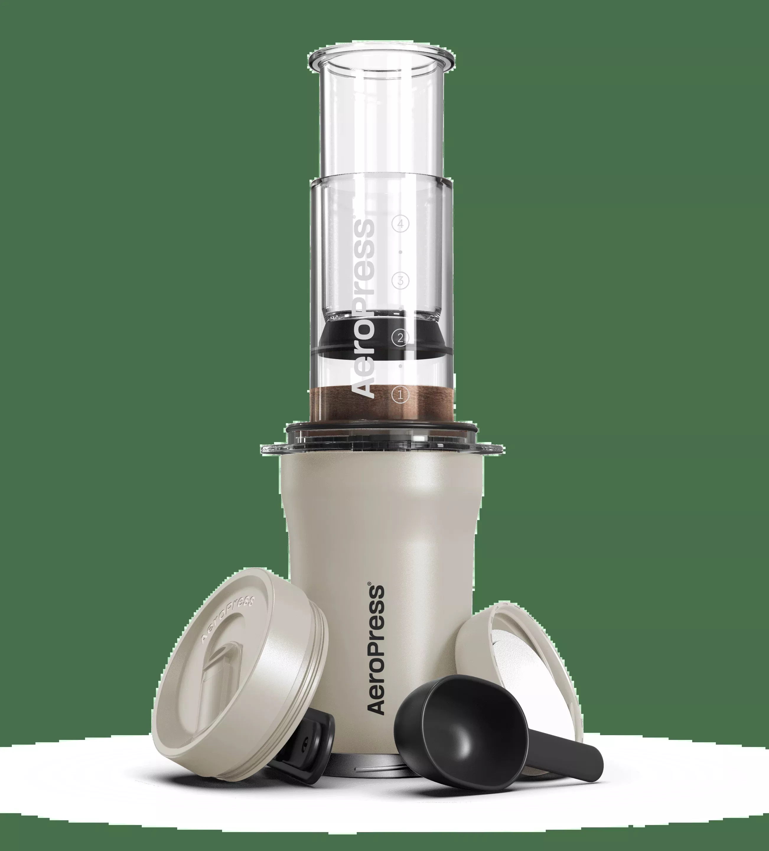 AeroPress Go Plus Coffee Maker - Cream
