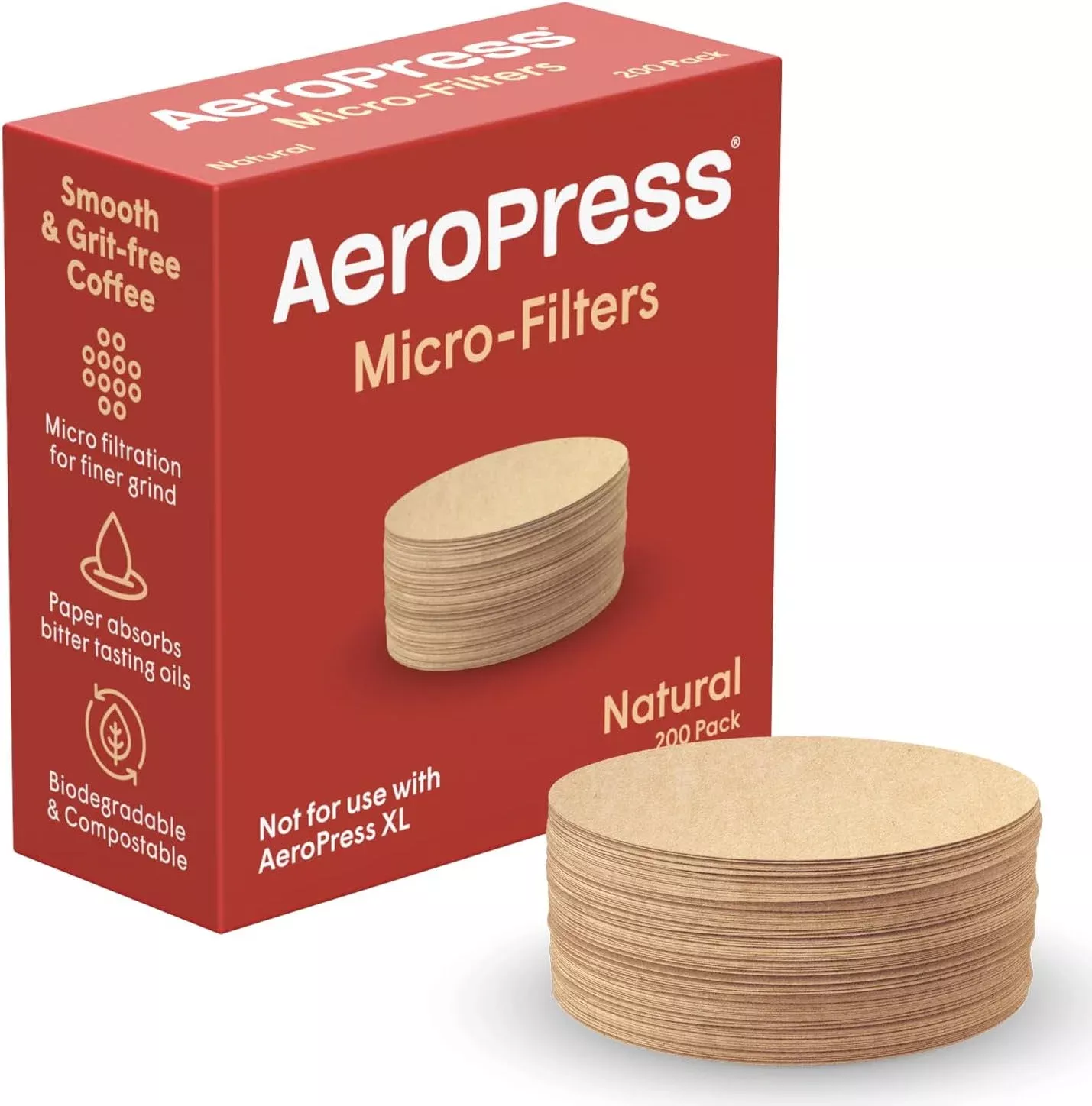 AeroPress Natural Coffee Filters x 200