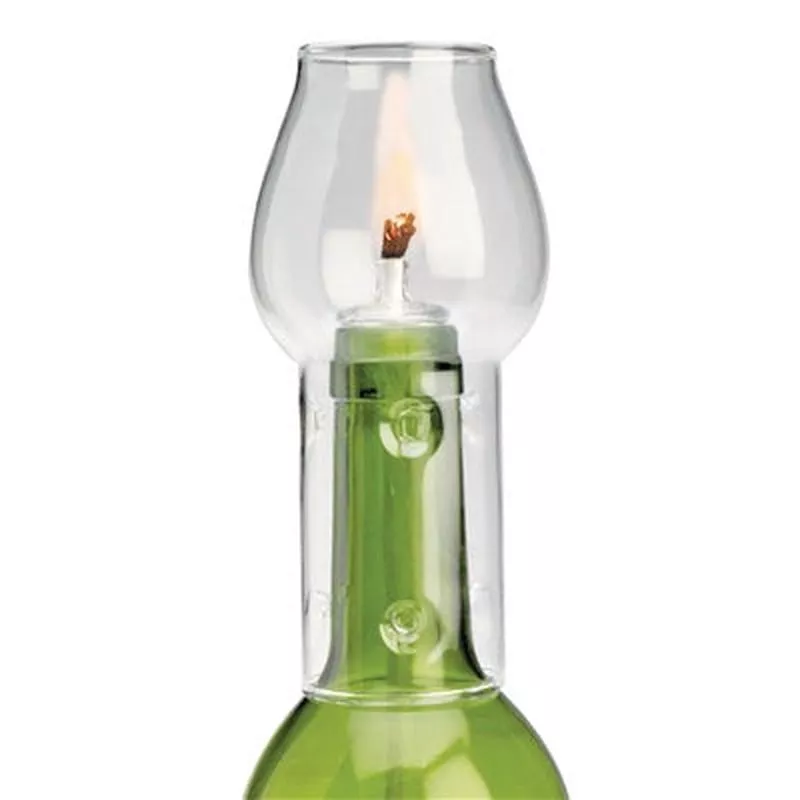 Afterglow Flame Protector with Wick