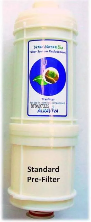 AlkaViva Internal Standard PreFilter for H2 Water Ionizers