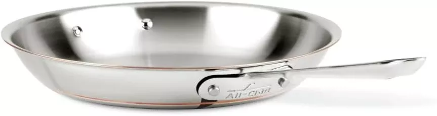 All-Clad 12 inchCopper Core 5-Ply Fry pan With Lid