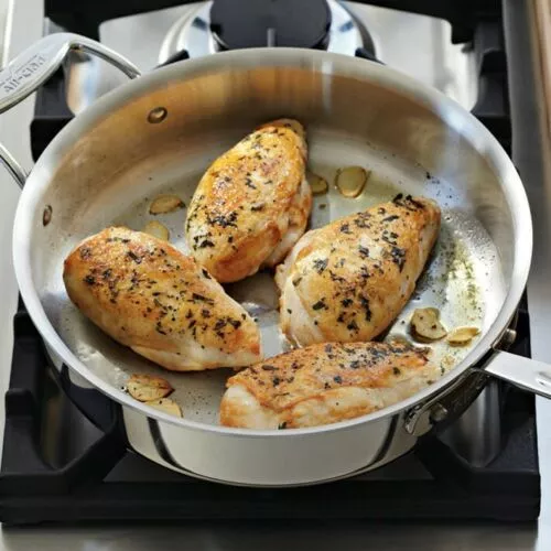 All-clad D3 Polished 3-qt Saute Pan