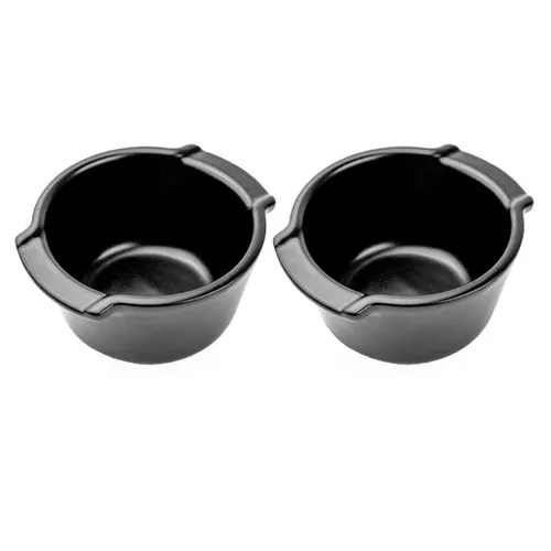 Appolia Ceramic Ramekins - Matte Black, Set of 2