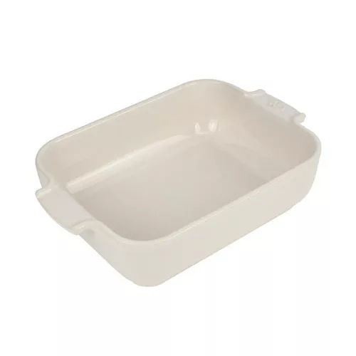 Appolia Ceramic Rectangular Baker - Ecru, 25cm