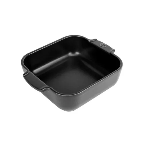 Appolia Ceramic Square Baker - Satin Black, 21cm