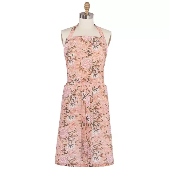 Apron | Blossom Block Print