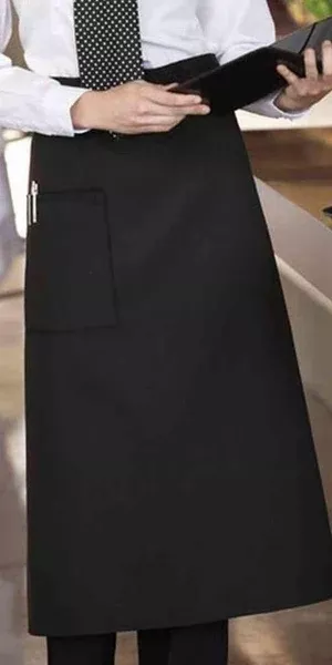 Apron Reversible Bistro Black