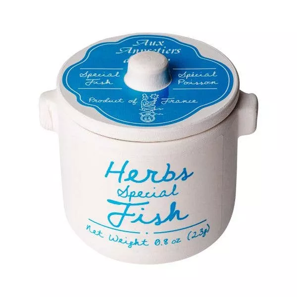 Aux Anysetiers du Roy Herbs for Fish in Ceramic Jar