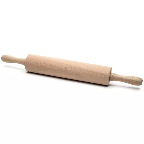 Barrel Rolling Pin - Rubberwood, 10-in