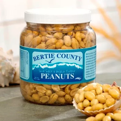 Bertie Peanuts Sea Salt & Black Pepper (10 ounce)