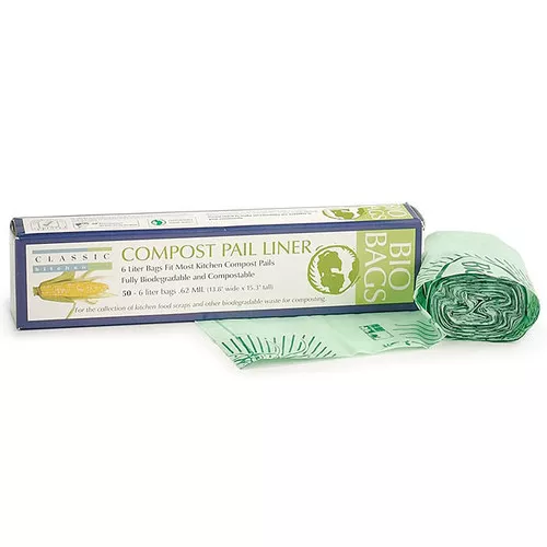 BioBags Compost Pail Liners - 6.0L, Box of 50