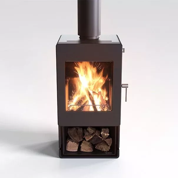 Blaze B400 Woodstacker Portrait Fireplace