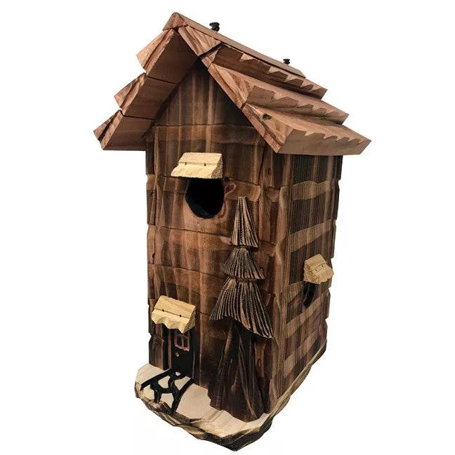 Bluebird/Chickadee Birdhouse with Chain