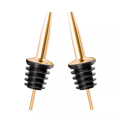 Bottle Pourers - Copper Finish, Set of 2