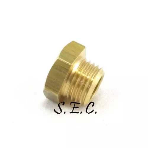 Brass Blind Plug 1/4 Male BSP