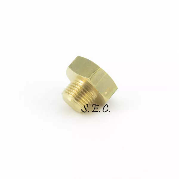 Brass Blind Plug 1/8 Male BSP