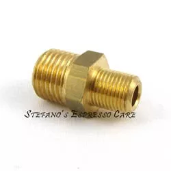 Brass Fitting 3/8M to 1/8M BSP