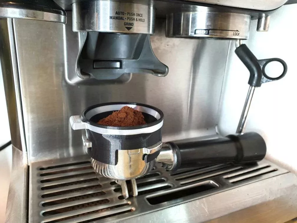 Breville/Sage Barista Express/Pro/Touch Dosing Funnel With a Grinder Trigger Button 54mm NEW VERSION V2.0