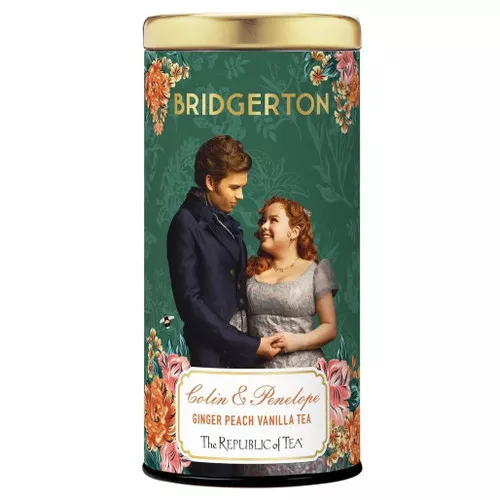 Bridgerton - Colin & Penelope Ginger Peach Vanilla Tea, 36 Tea Bags