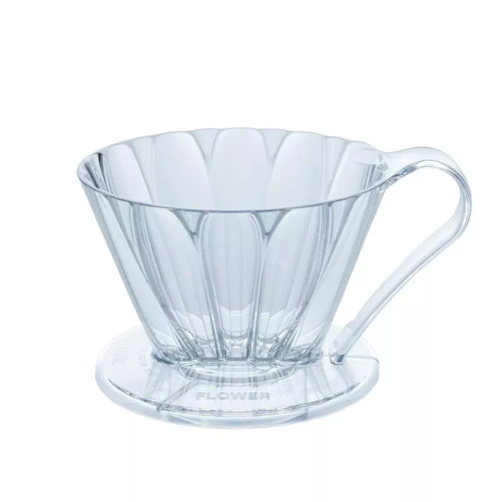 Cafec 102 Clear Flower Oval Dripper