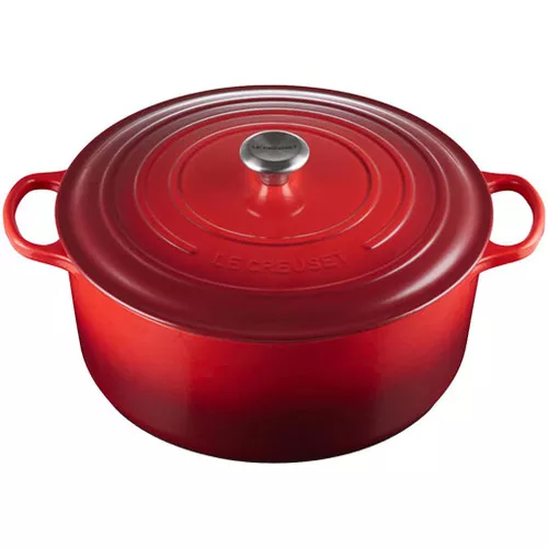 Cerise Round Dutch Oven - Cast Iron, 12L