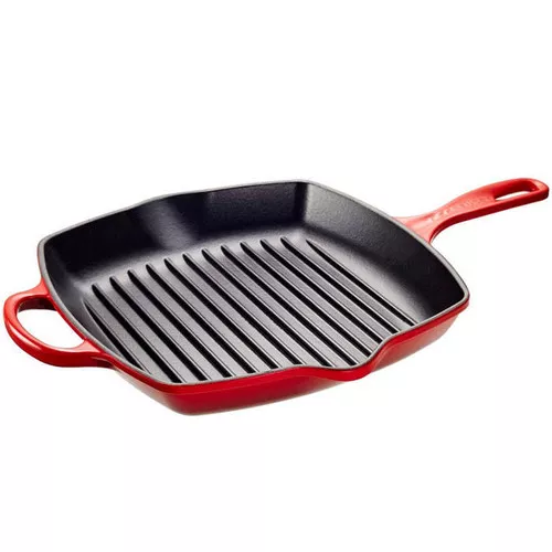 Cerise Square Skillet - Cast Iron, 26cm