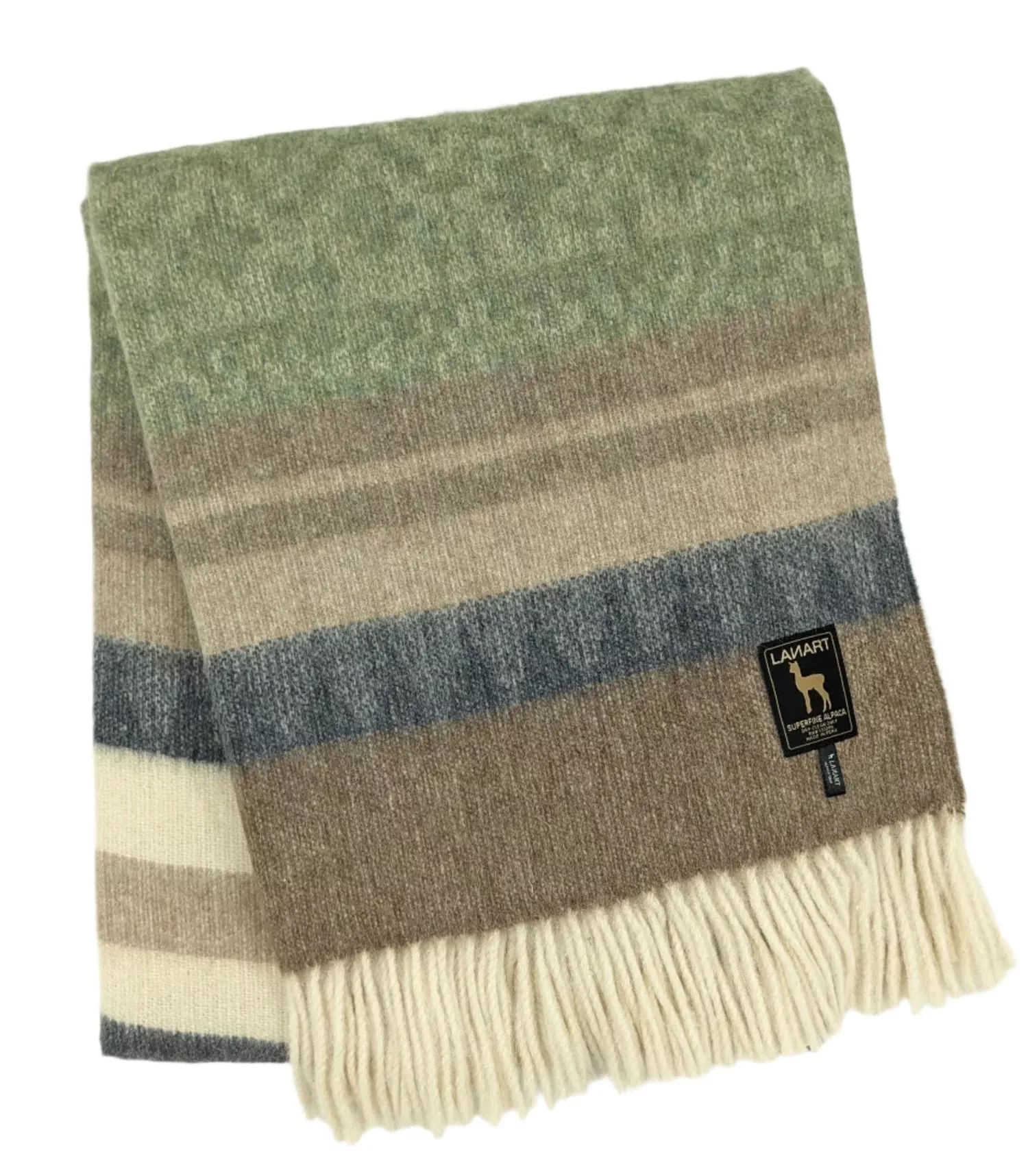Cherokee Throw Blanket | Parsley Alpaca-Blend