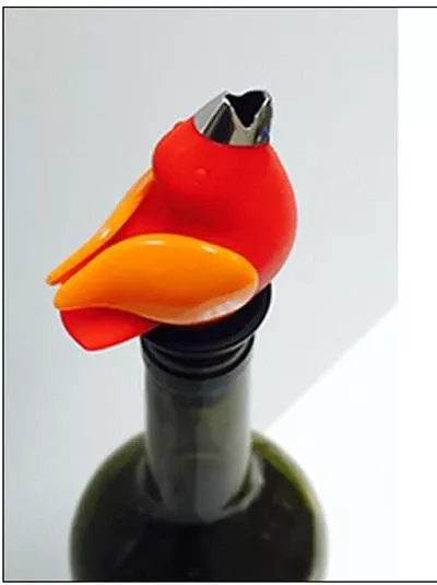 Chirpy Top Wine Pour Red /Orange