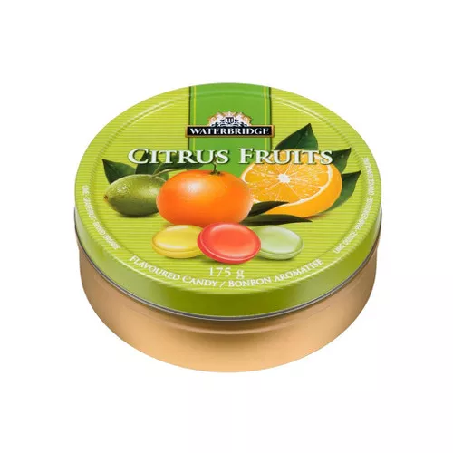 Citrus Fruits Candies - Travel Tin, 175g