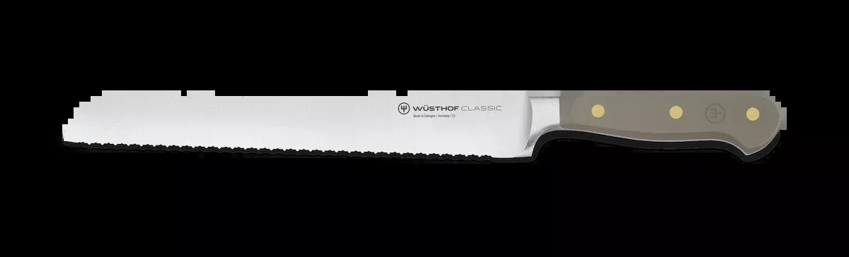 Classic Double-Serrated Bread Knife 23 cm | 9 inch | Velvet Oyster