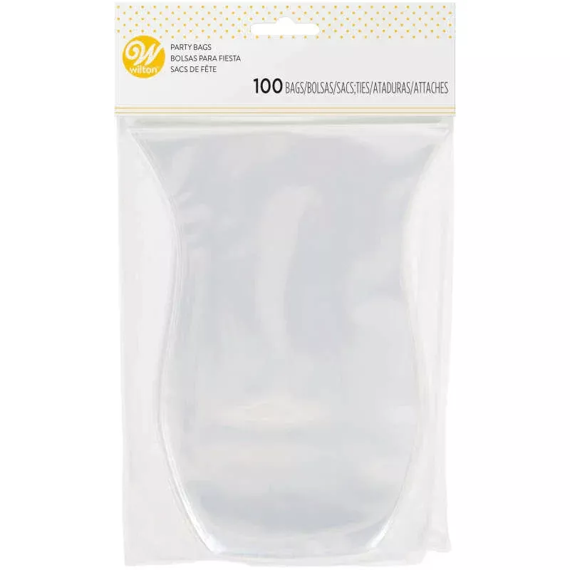 Clear Shaped Treat Bags | 100-Count