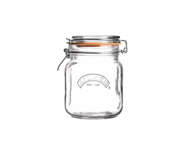Clip Top Square Jars // 3 Sizes