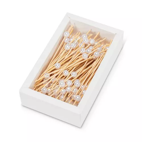 Cocktail Ball Picks - Pearl Style 4.5-in, 100 Pieces