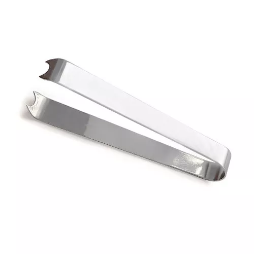 Cocktail Ice Tongs - Stainless Steel, 5.5-in