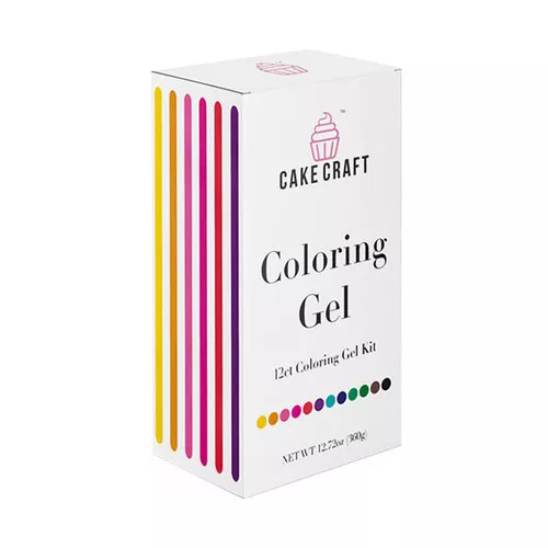 Coloring Gel Kit - Assorted 12-Pack, 360g