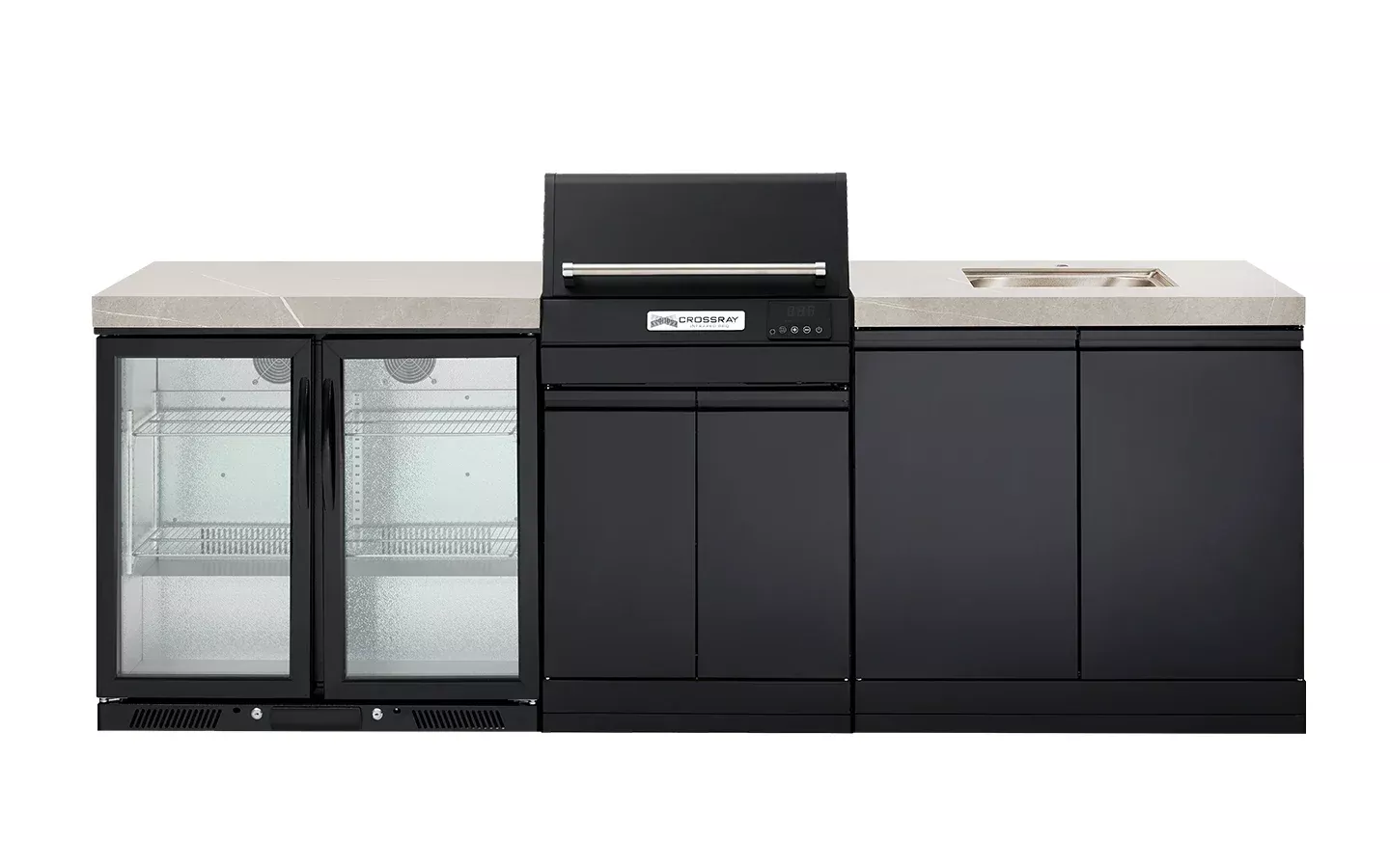 Crossray eXtreme Electric Grey Outdoor BBQ Kitchen
