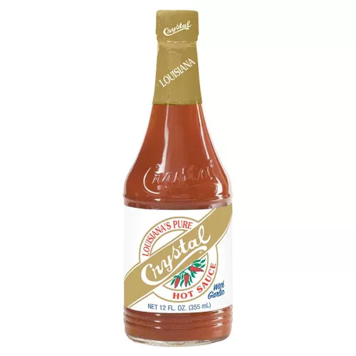 Crystal - Hot Sauce with Garlic, 12oz