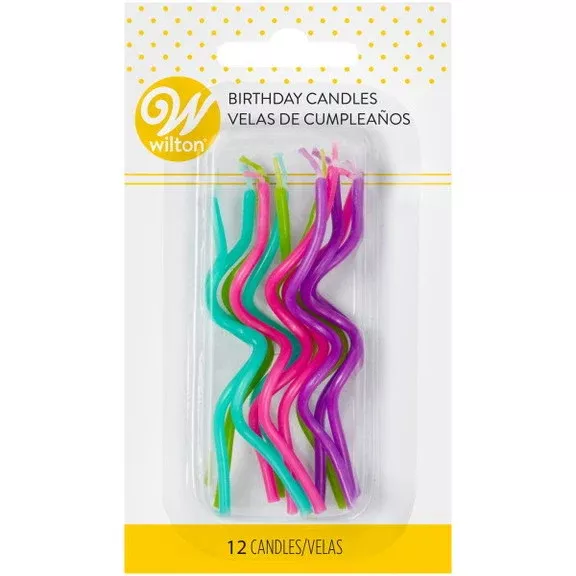 Curly Birthday Candles