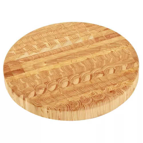 Cutting Board Round - End Grain, 14,5x1.6-in