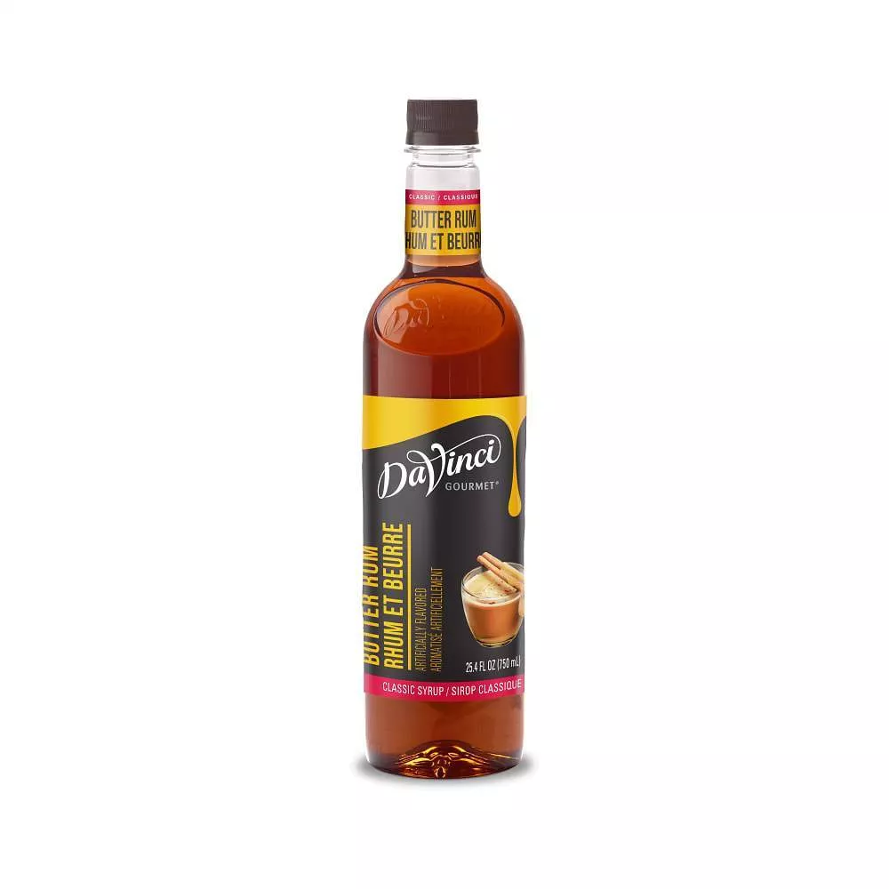 DaVinci Butter Rum Syrup 750ml