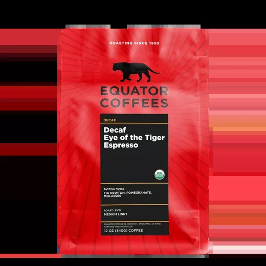 Decaf Eye Of The Tiger 12 oz