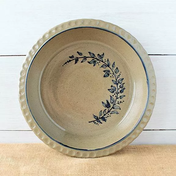 Deep Dish Floral Plate