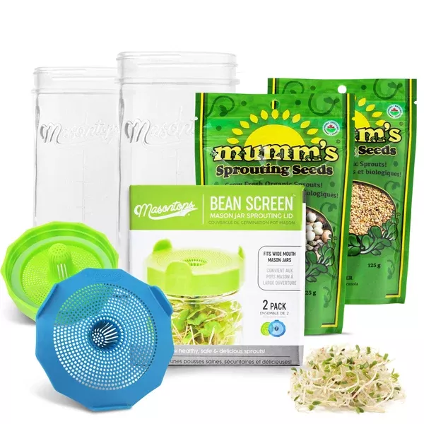 Deluxe Bean Sprouting Jar Set
