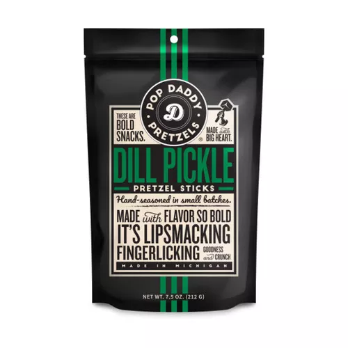 Dill Pickle Seasoned Pretzel Sticks, 212g
